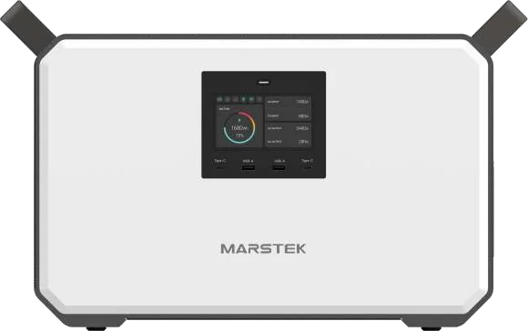 M2200 front with TFT screen, USB-C and USB-A ports