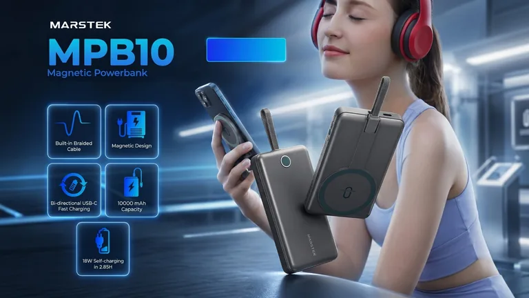 SRP flyer ng MPB10 Magnetic Powerbank na nagpapakita ng ₱1,900